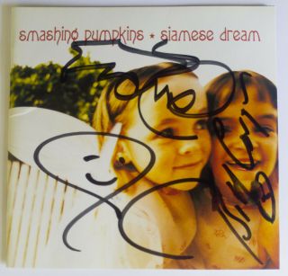 SIGNED Smashing Pumpkins SiameseDream CD Billy Corgan James Iha Jimmy Chamberlin 2