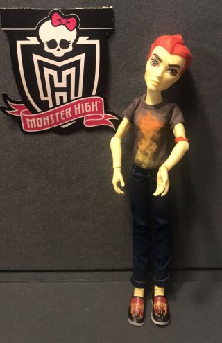 Monster High Home Ick Heath Burns Doll Mattel Boy Doll