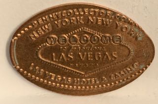 Ny Ny Casino Gotta Have It Welcome To Las Vegas Sign Pressed Elongated Penny