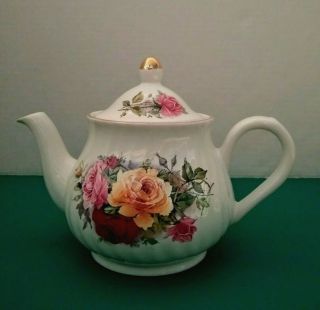 English Teapot,  Arthur Wood & Son,  Staffordshire,  England,