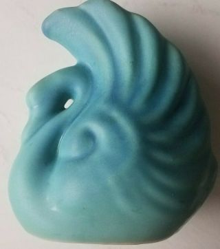 Van Briggle Blue Pottery Swan Planter,