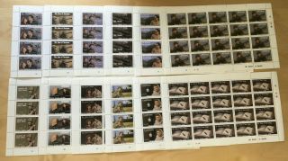 Full Sheets Sierra Leone 1991 1409 - 20 - Wwii Movies - Set Of Sheets - Mnh