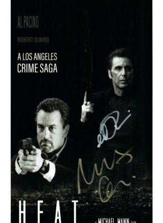 Robert Deniro Al Pacino Signed 8x10 Picture Autographed Photo With