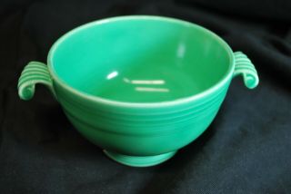 Vintage Fiesta Green Onion Soup Bowl - See Photos 2