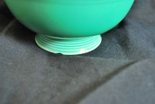 Vintage Fiesta Green Onion Soup Bowl - See Photos 3