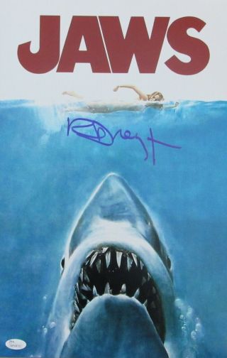 Richard Dreyfuss " Jaws " Signed/autographed 11x14 Movie Poster Jsa 154334
