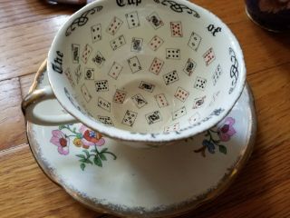 Vtg Alfred Meakin Wiccan Of Knowledge Fortune Telling Tea Cup Saucer Rare
