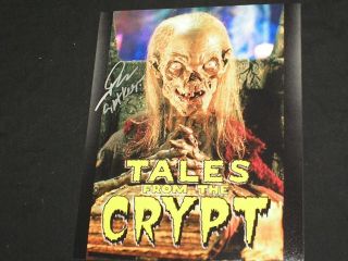 John Kassir Signed The Cryptkeeper 8x10 Photo Autograph Tales From The Crypt A