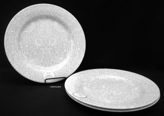 Spode China Pure Morris Strawberry Thief Dinner Plates Set Of 3 - England