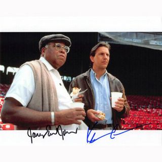 Kevin Costner & James Earl Jones (61156) - Autographed In Person 8x10 W/