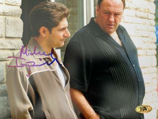 Michael Imperioli Autographed The Sopranos Tv 8x10 Photo