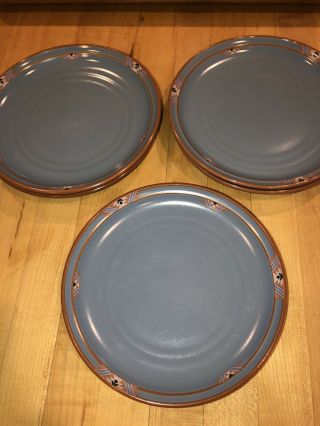 Blue Adobe By Noritake Salad Plates Set Of 5