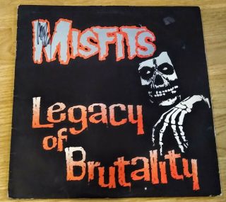 Misfits Glenn Danzig Autographed Vinyl Lp Record Signed Samhain Legacy Brutality