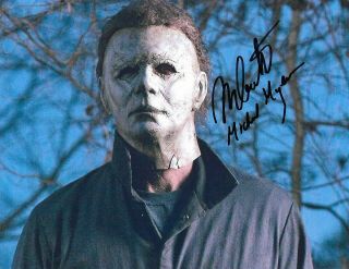 Nick Castle " Halloween - Michael Myers " Autographed 8.  5 X 11 Signed Photo Holo
