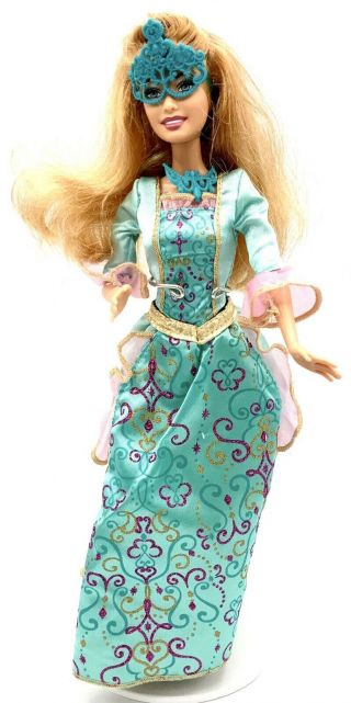 Barbie And The Three Musketeers Summer As Aramina Doll Gown Skirt Boots Mask