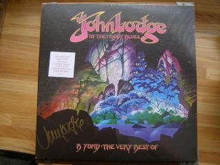 John Lodge Signed Lp Record Byond The Very Best Of Autographed 2019 Moody Blues