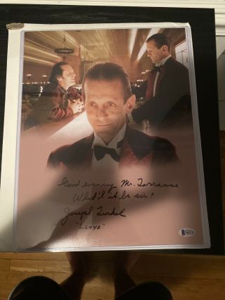 Joseph Turkel Signed 11x14 Photo,  The Shining Lloyd The Bartender,  Beckett