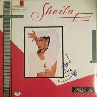 Sheila E Autograph Signed Hold Me Vinyl Lp Record Album Psa Dna Escovedo Prince