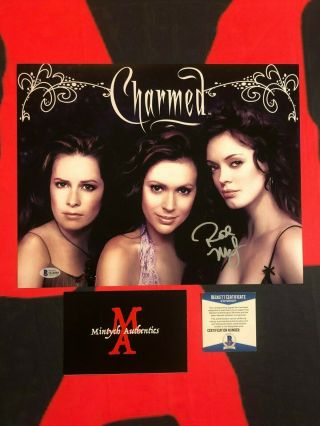 Rose Mcgowan Charmed Autographed Signed 11x14 Photo Beckett Proof