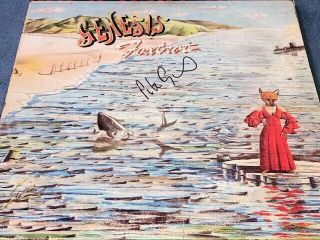 Peter Gabriel Autographed Signed Genesis Foxtrot Record Album Lp
