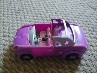 2002 Polly Pocket Pink Stretch Limo Car With Pool In Back