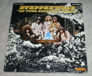 Steppenwolf Lead Singer John Kay Hand Signed Autograph Record Album Lp W/coa