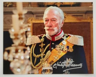 Christopher Plummer Signed 8x10 Photo Actor Knives Out Sound Of Music Up Rad