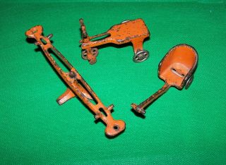 Antique Cast Iron Toys - Kilgore Tricycle,  Pull Cart,  Teeter - Totter