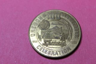 1959 - Token - Medal - Oregon Anniversary Celebration - 100 Years
