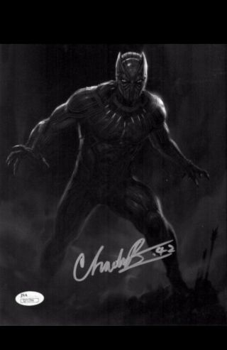 Chadwick Boseman Signed Autographed 8x10 Jsa Photograph Reprint