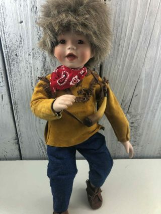 Vintage Vintage Kathy Barry Hippensteel Davy Crockett Boy Doll