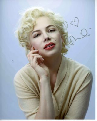Michelle Williams Signed Autographed My Week With Marilyn Monroe Photo