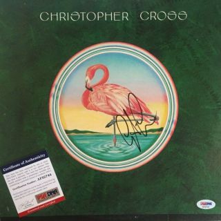 Christoper Cross Signed Debut Vinyl Record Album Psa Dna Ride Like The Wind