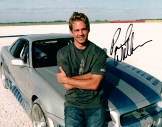 Paul Walker Signed 8x10 Photo Picture Autographed With