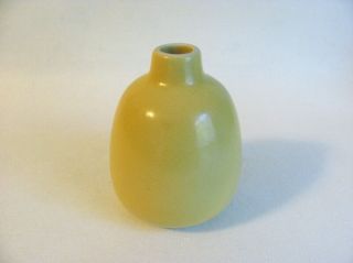 Vintage Heath Ceramic Bud Vase - California Art Pottery,  129 Yellow 3
