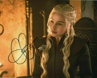 Emilia Clarke Hand Signed Autographed Signed 8 X 10 Photo
