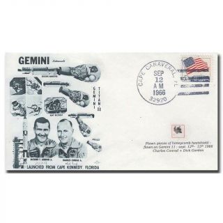Gemini 11 Launch Cover With Flown Heatshield Fragments - 1i52