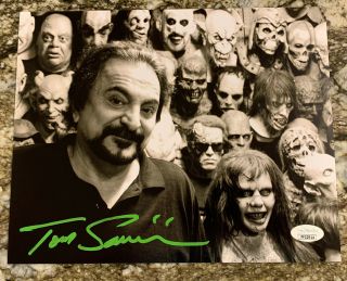 Tom Savini Signed 8x10 Photo The Exorcist Horror Special Effects Exact Proof Jsa