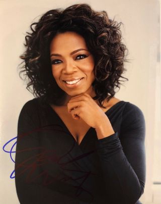 Oprah Winfrey Autographed Hand Signed 11x14 Photo W/coa Billionaire Tv Shows