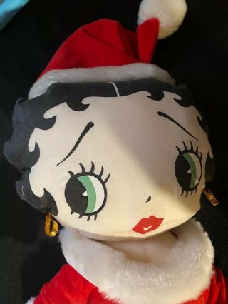 1999 Kellytoy Classic Santa Betty Boop Plush Doll
