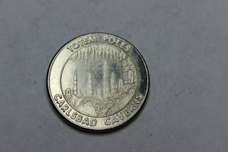 Token - Medal - Totem Poles - Carlsbad Caverns - Whites City,  Mexico - Souvenir Coin