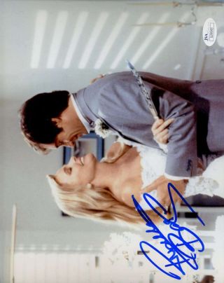 Priscilla Barnes Jsa Hand Signed James Bond 8x10 Photo Authentic Autograph