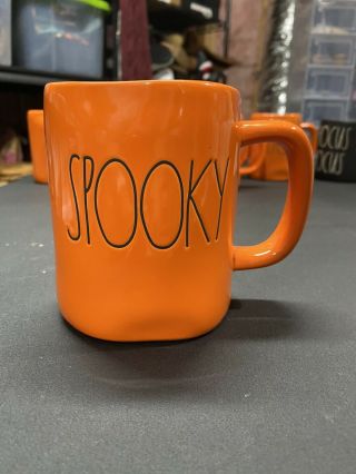Rae Dunn Orange Spooky Mug 2020