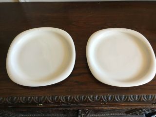 Two Rosenthal Studio Line Suomi White Dinner Plates Germany