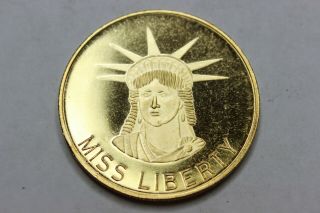 1986 - Token - Medal - Miss Liberty - 100th Anniversary