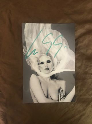 Lady Gaga - Authentic Autographed 5x7 Signed Photo W/coa