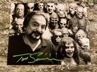 Tom Savini Signed 8x10 Photo The Exorcist Horror Special Effects Exact Proof
