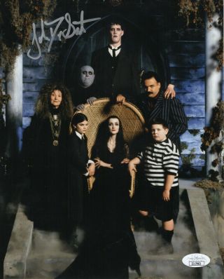 John Desantis Autograph Signed 8x10 Photo The Addams Family Jsa Z1