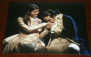 Phillipa Soo Signed Hamilton Broadway Romantic 8x10 Photo Autograph B
