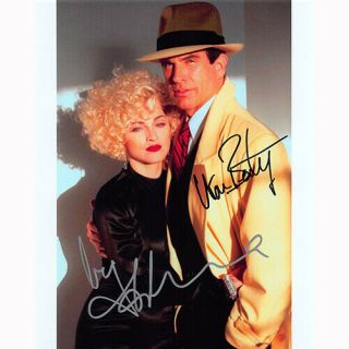 Madonna & Warren Beatty - Dick Tracy (63487) - Autographed In Person 8x10 W/